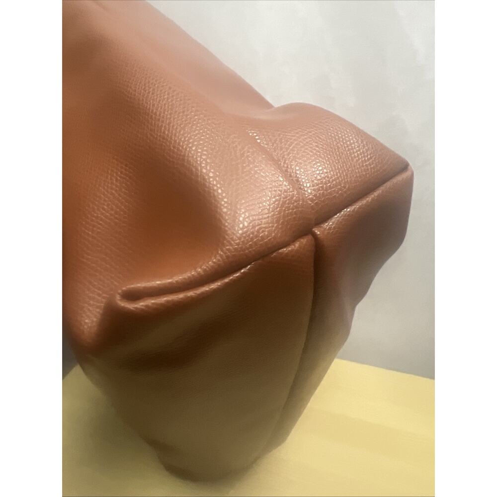 Dooney & Bourke Pebble Leather Large Tote East/West Sac Caramel Brown - Picture 17 of 17